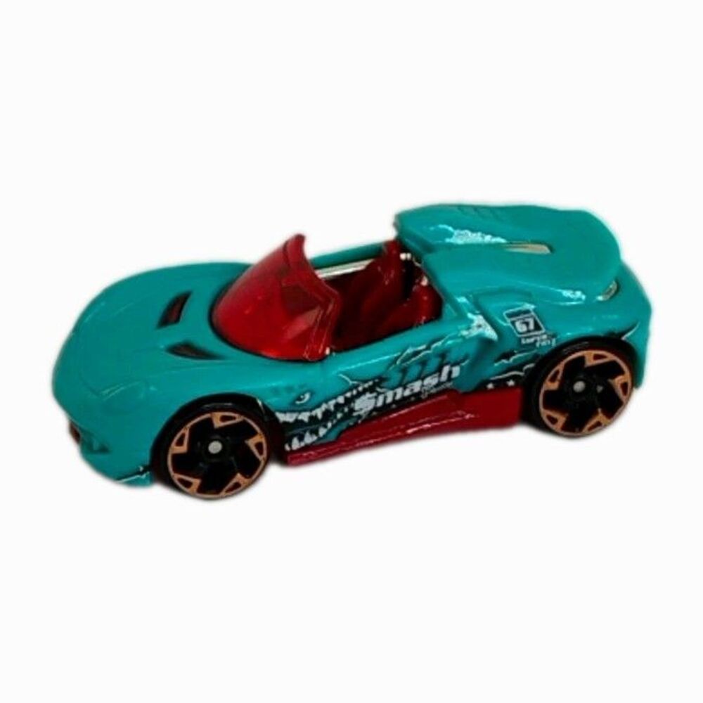 ZURU Metal Machines Diecast Car Toy Styles ZING teal Smash Shark
